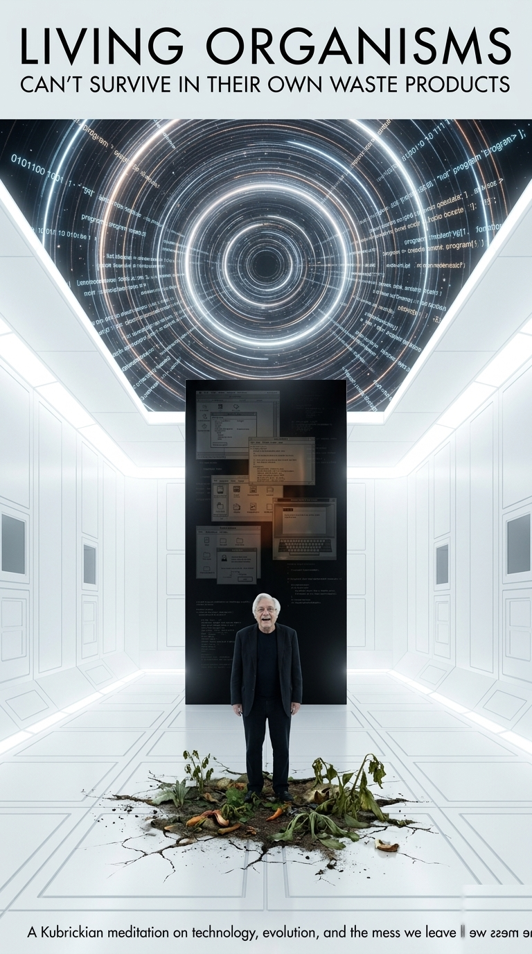 Living organisms can’t survive in their own waste products