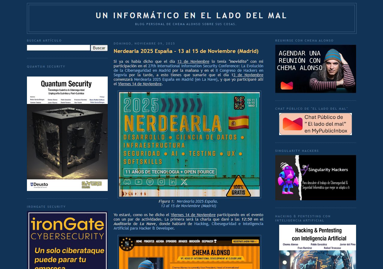 El Lado del Mal (Chema Alonso)